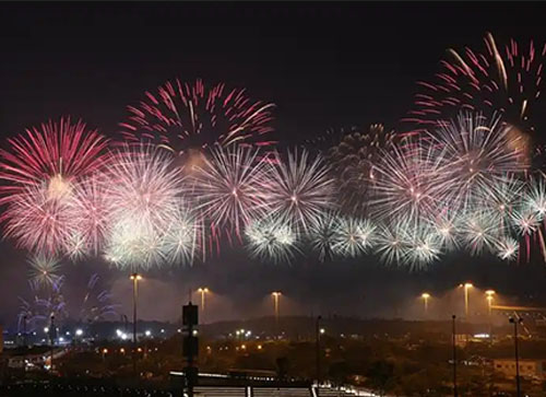 廊坊市焰火晚会